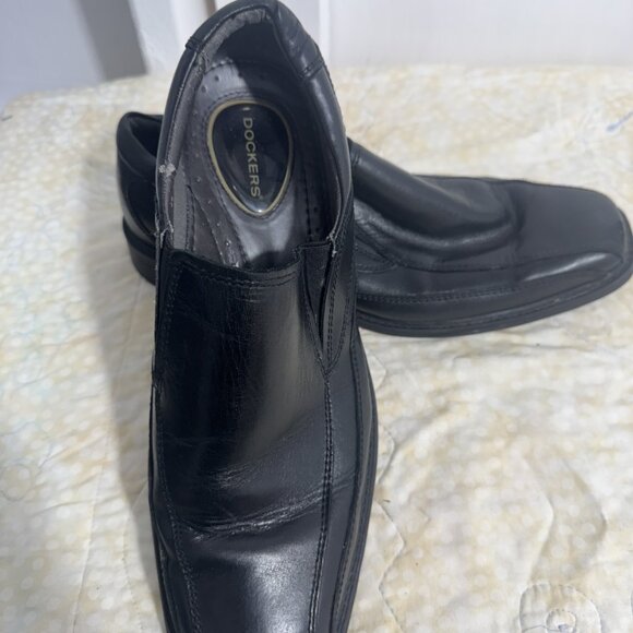 Docker 90-27224 Franchise Black Leather Slipon ComfortDress Loafer Men Shoe 9. - Picture 8 of 8